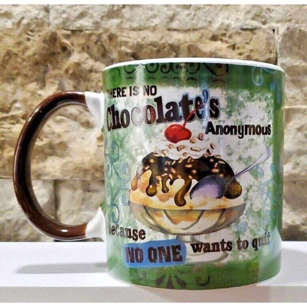 There Is No Chocolates Anonymous because No One wants to quit Mug by DDI